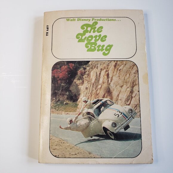 1969 Walt Disney’s Herbie The Love Bug Book Scholastic Paperback Books - Picture 1 of 11
